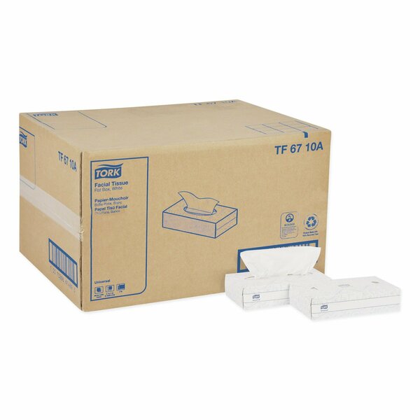 Tork Tork Universal Facial Tissue Flat Box White, Soft, 2-ply, 30 x 100 tissues, TF6710A TF6710A